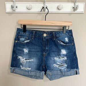 Harper Women’s Distressed Denim Short - Size 28
